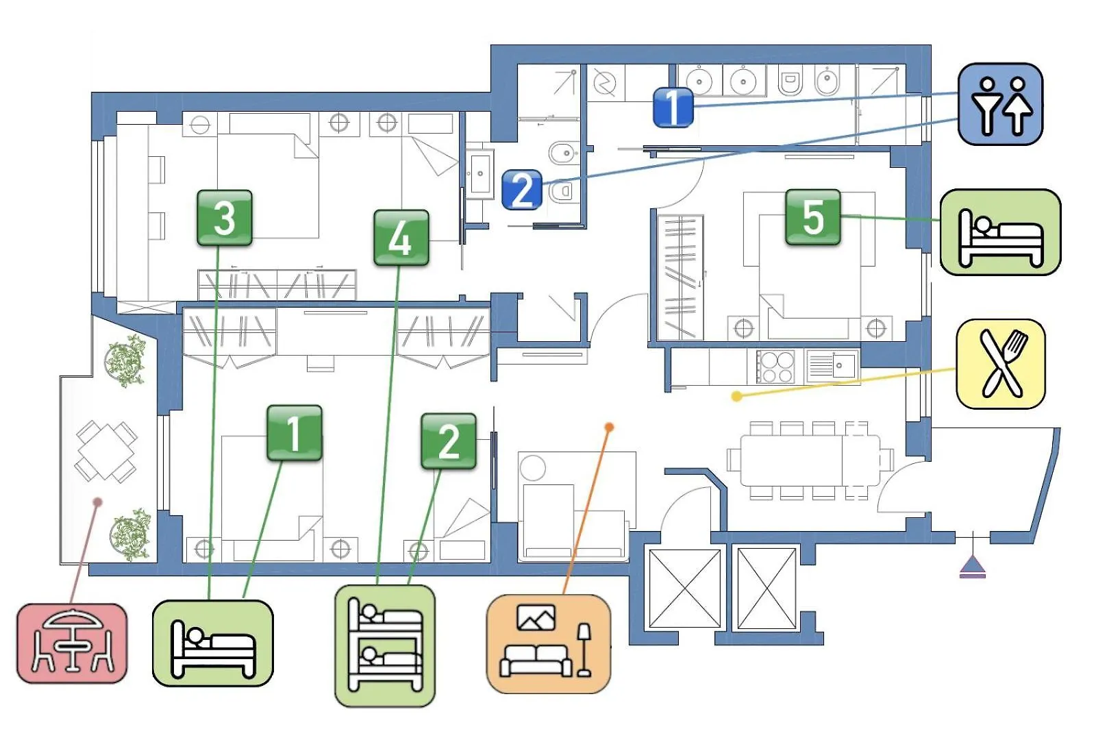 Stayeasy Big Panoramic Apartment - Central Station Milán
